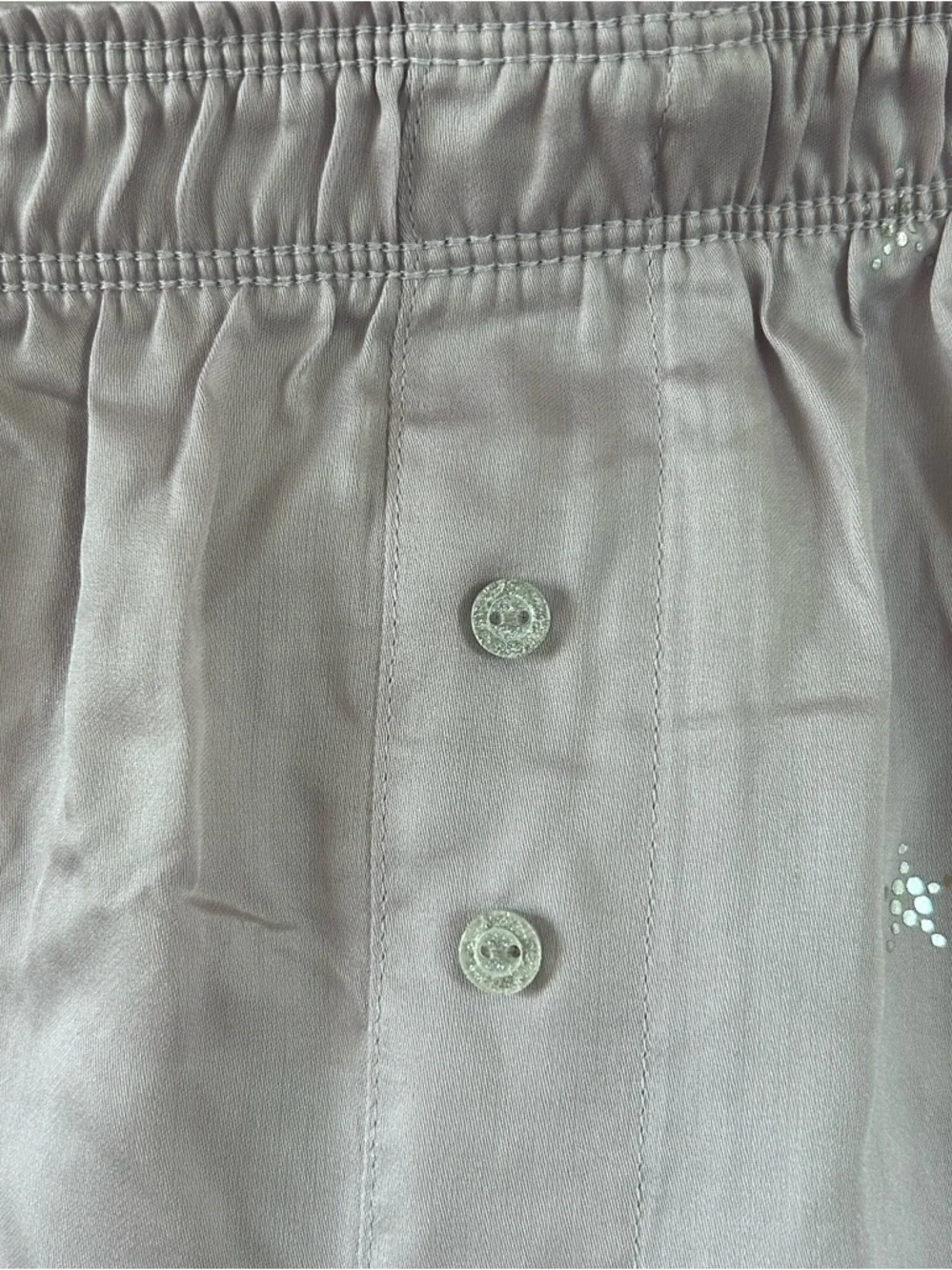 PINK Victoria’s Secret Silky Sleep Boxy PJ Shorts Spring Violet Foil Sz S Comfy